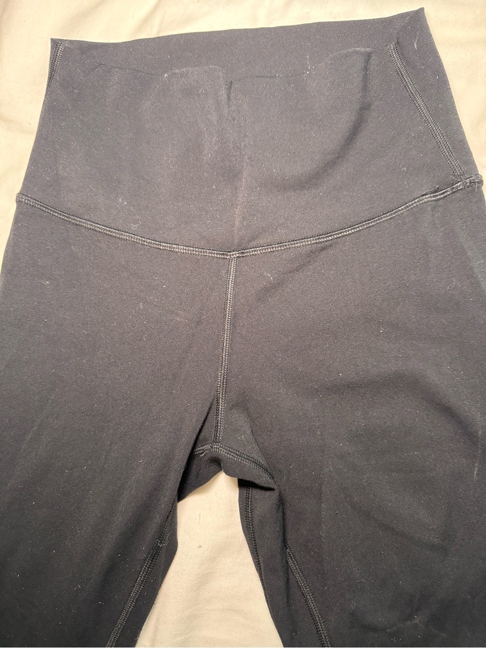 Lululemon High Rise 23” Crop Leggings Blue Gray Size 2 - Picture 5 of 5